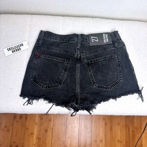 NWTVBDG Urban Outfitters Girlfriend‎ High Rise Black Wash Denim Jean Shorts  27
